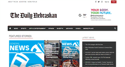 Desktop Screenshot of dailynebraskan.com